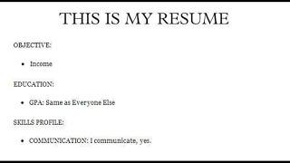 This is my resume