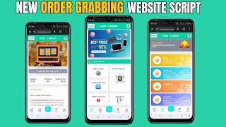 New Design Order Grabbing Earning Website Free Script || Make Task Earning Website With Admin Panel