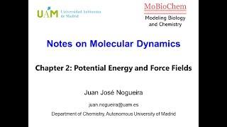 Molecular Dynamics - chapter 2: Force Fields