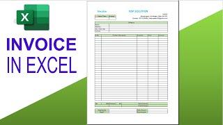 Creating Professional Invoice in Excel ||Receipt Making Tutorial 2022