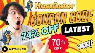 Hostgator Discount Coupon Promo Code [2023 Latest] - 74% OFF (100% Working)