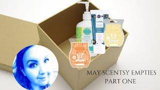 May Scentsy Empties: Part 1 (Includes HoneyDukes Collection & Some Disney Bars)