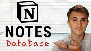 Notion App Tutorial: Creating a Notes Database! 