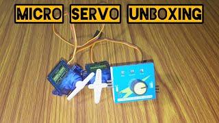 Unboxing and test micro servo motor SG_90(Blue) |D.C servo motor |NK. Buster