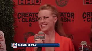 Marisha Ray’s red carpet interview following Creator Clash 2