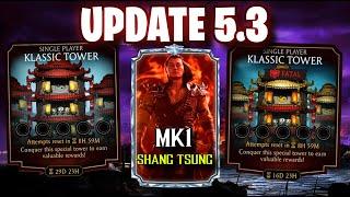 MK Mobile UPDATE 5.3 - Klassic Tower and SECRET NEW Character!
