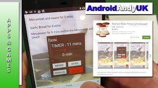 I Made An App!!!  Kitchen Multi Timer for Android