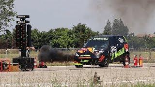 TOMB! 320HP Fiat 600 with 1 3 Multjet Drag Race Launch