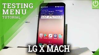 LG X Mach TESTING MENU / Tricks / Test Mode / Battery Info