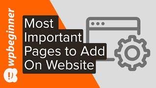 The 4 Most Important Pages Every Website Should Have