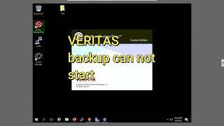 VERITAS Backup Exec Can not start or hanging process