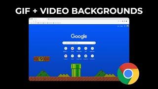 How to Use a VIDEO or GIF to Customize Your Google Chrome Homepage