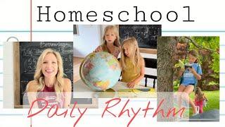 Homeschool Morning Routine/ Stress free mornings! / Homeschool mom of 3 / 3 hour homeschool day