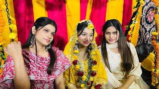 At My Cousin’s Haldi Function ️#haldi #pilkhuwa #goldentwins #vlog5