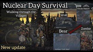 Nuclear Day Survival - Gameplay - "Walking Through The Villages"