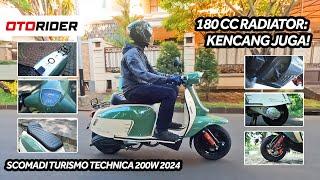 Scomadi Turismo Technica 200W 2024 - Tes Harian | OtoRider