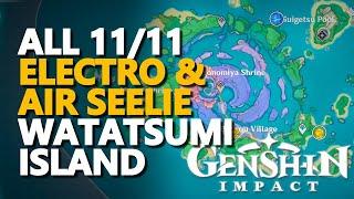 All Watatsumi Island Seelie Genshin Impact