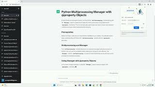 Python multiprocessing Manager with property objects