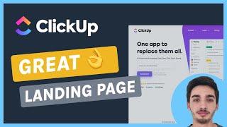 SaaS Landing Page Teardown: ClickUp - What a great example!