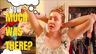 Mega Closet Clear Out | Throwing Away So Much Stuff | #fastfashion #cleaningmotivation