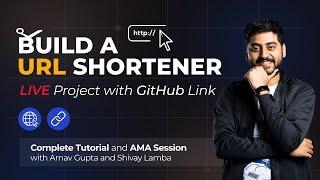 Create a URL Shortener like Bit.ly in 4 Hours | Complete Project with GitHub Link | Code with Scaler