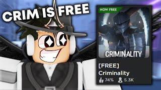 The Criminality Winter Update Made It FREE (Roblox Criminality)