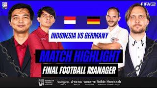 Indonesia Juara Dunia Football Manager !!! | FIFAe World Cup 2024 | Indonesia vs Germany