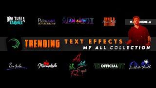 Trending My All Collection Text Preset & XML  Alight Motion Editing  Text Translation #vetrieo