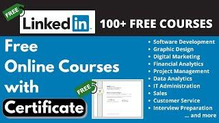 LinkedIn Free Courses with Certificates | LinkedIn Learning Free Courses