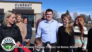 Current Physical Therapy Held A Weiser Chamber of Commerce Ribbon Cutting