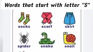 S letter words / Words That Start With Letter S in english alphabet