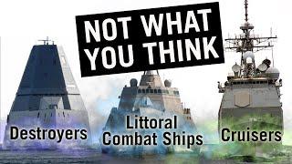 All Types of Warships Explained