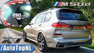 BMW X7 M50d ACCELERATION & TOP SPEED 0-260KMH 0-162MPH DRAGY GPS by AutoTopNL