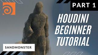 Houdini Beginner Tutorial: Sandmonster | Part 1