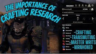 The Importance Of Crafting Research In ESO