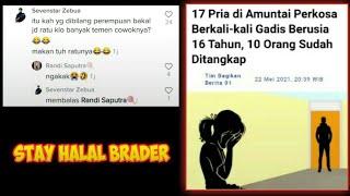 Gadis 16 tahun di gilir 17 pria 10 tersangka di amankan || Stay halal braderrrr Viral tiktok