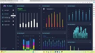 Flutter Chart with Animation effects