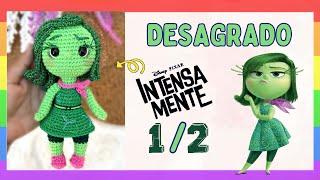 DESAGRADO Intensamente AMIGURUMI | PARTE 1/2  Tutorial tejido a crochet