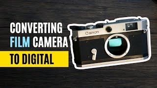 Converting A Canon P Film Rangefinder Camera To Digital Using a 3D Printer