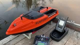  Кораблик для рыбалки Камарад GPS автопилот и эхолот Toslon TF 500  Тест драйв и обзор на воде