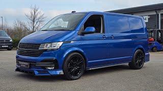 van life modified vw transporter t6.1 Ravenna blue 