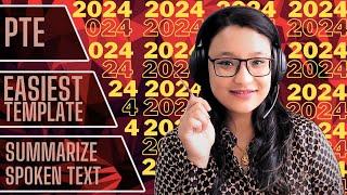 NEW 2024 Tips and Template | PTE SST | Summarize Spoken Text | Best PTE  | Milestone Study