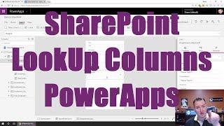 PowerApps SharePoint LookUp Column