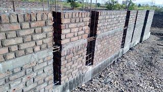 Plinth Level brick work | 30x40 good brick work technique #maliconstruction