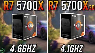 R7 5700X vs R7 5700X3D | RTX 4070 - Tested in 2024