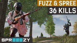 FaZe Fuzzface & sprEEEzy - 36 KILLS DUO - PUBG