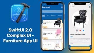 SwiftUI Complex UI Tutorials - Furniture App UI - Animations - Xcode 12 - SwiftUI Tutorials