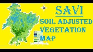 SAVI (Soil Adjusted vegetation Map) in Arc GIS using Landsat data