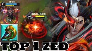 Wild Rift Zed - Top 1 Zed Gameplay Rank Challenger