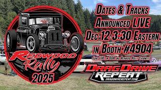 Drag Drive Repeat and Redwood Rally release the Dates and Tracks for Redwood Rally 2025!